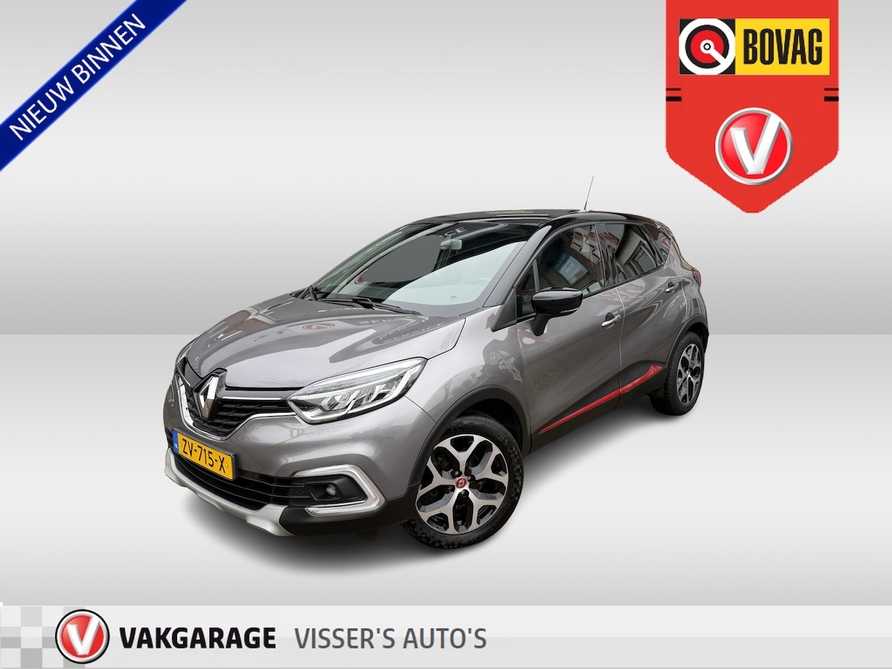 Renault Captur - 1.3 TCe Intens + set winterbanden met velg automaat | 17 inch velgen | achteruitcamera | a - AutoWereld.nl