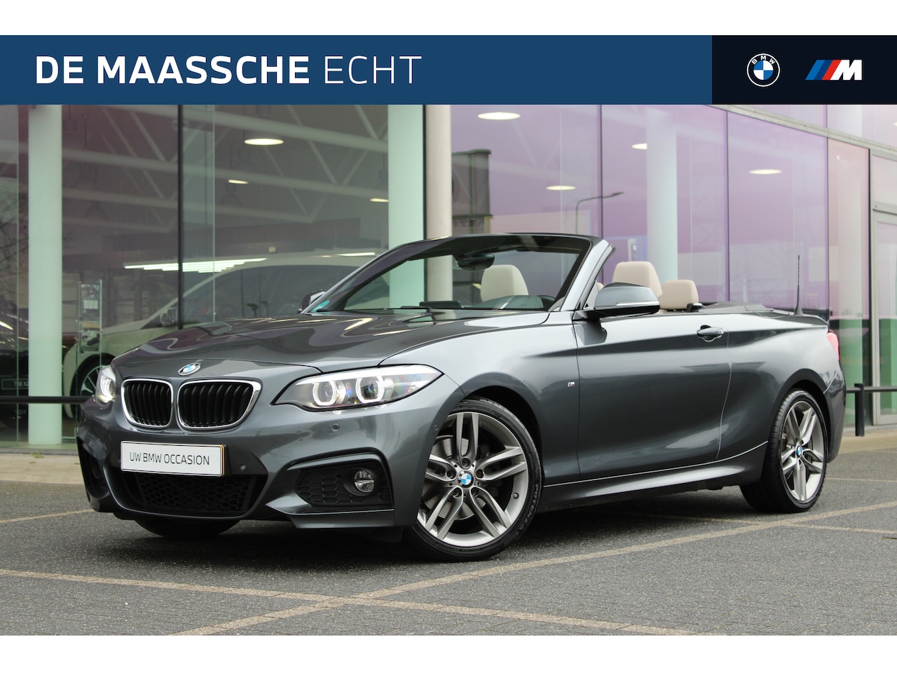 BMW 2-serie Cabrio - 220i High Executive M Sport Automaat / Achteruitrijcamera / Sportstoelen / M Sportonderste - AutoWereld.nl