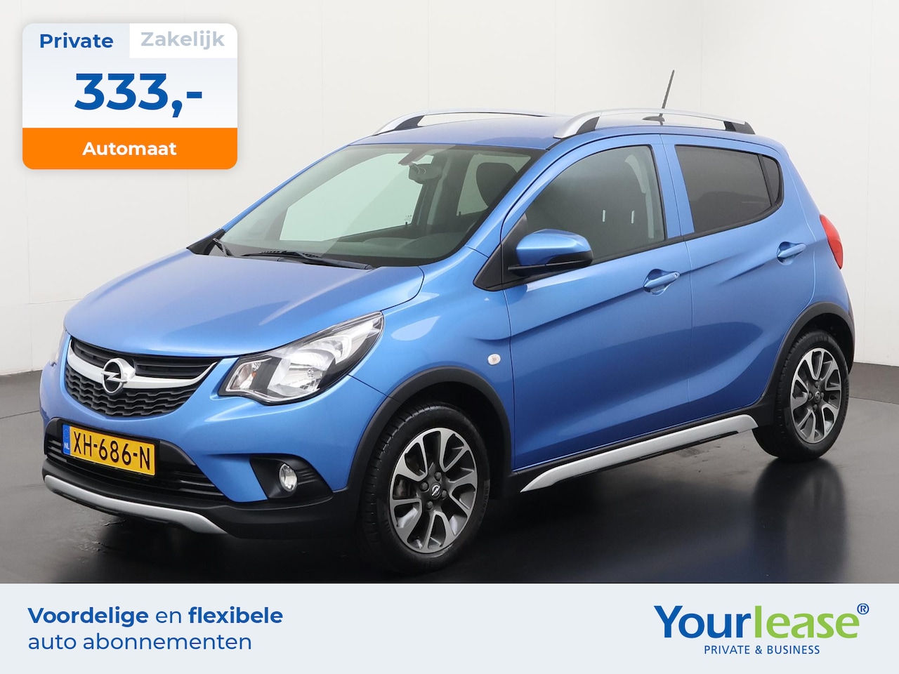 Opel Karl - 1.0 Rocks Online Edition Automaat | All-in 333,- Private Lesae | Direct uit voorraad - AutoWereld.nl