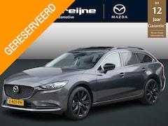 Mazda 6 Sportbreak - 2.5 SkyActiv-G 194 Homura | AUTOMAAT | Rood Lederen Bekleding | Sunroof | Afneembare trekh