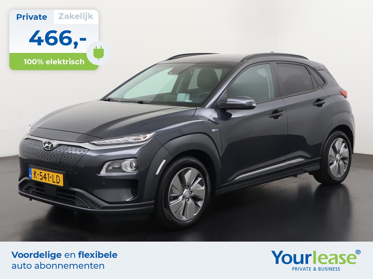 Hyundai Kona Electric - EV Limited 64 kWh | All-in 466,- Private Lease | Direct uit voorraad - AutoWereld.nl