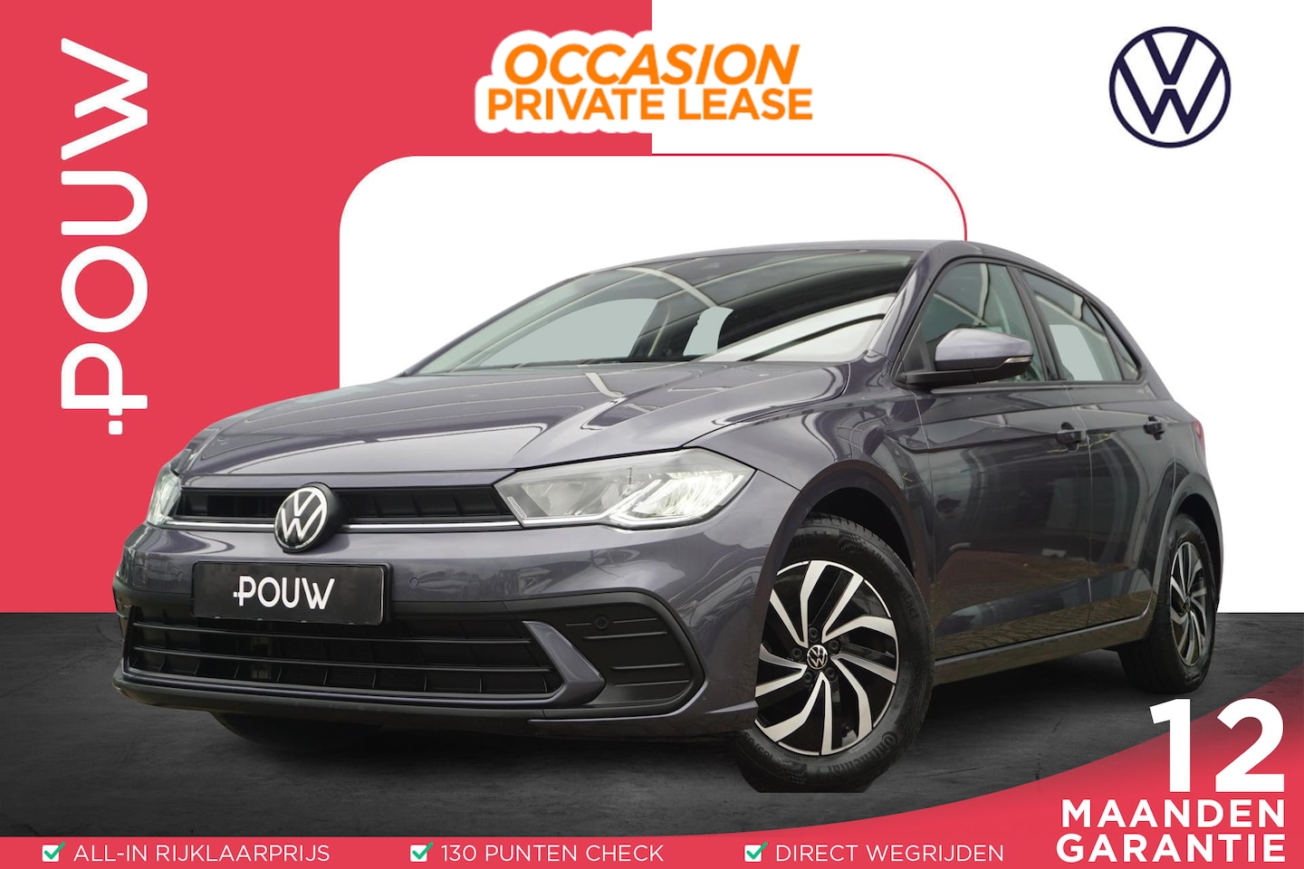 Volkswagen Polo - 1.0 TSI 95pk Life | Apple Carplay & Android Auto | Parkeersensoren V+A | Airco - AutoWereld.nl