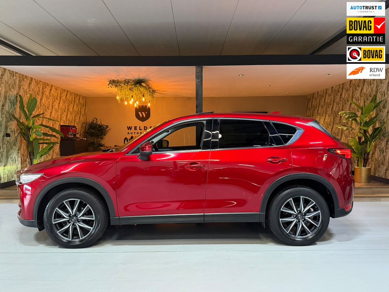 Mazda CX-5 - 2.5 SkyActiv-G 194 GT-M 4WD Garantie Schuifdak Memory Leder Head-Up Carplay Camera StuurVW - AutoWereld.nl