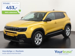 Jeep Avenger - Longitude 54 kWh | All-in 453, - Private Lease | Direct uit voorraad