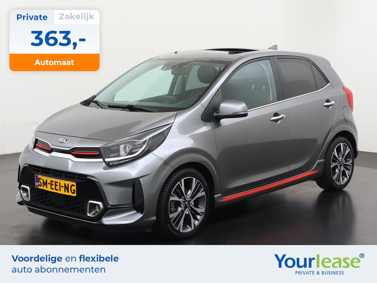 Kia Picanto - 1.2 GT-Line Automaat | All-in 363,- Private Lease | Direct uit voorraad - AutoWereld.nl