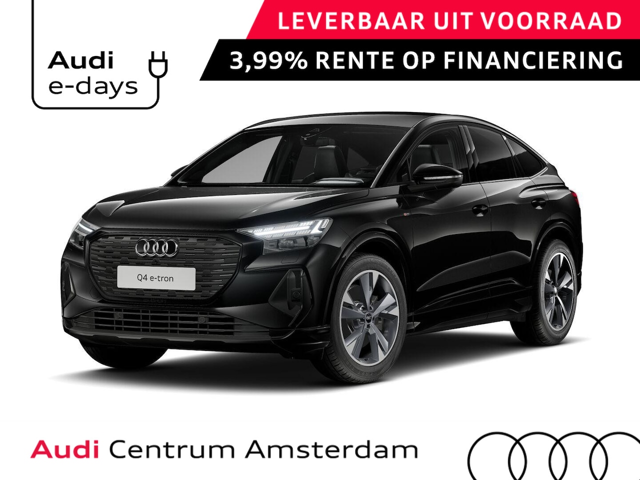 Audi Q4 Sportback e-tron - 45 S edition Competition 82 kWh 286 pk | Assistentiepakket plus | Comfortpakket | Ambient - AutoWereld.nl