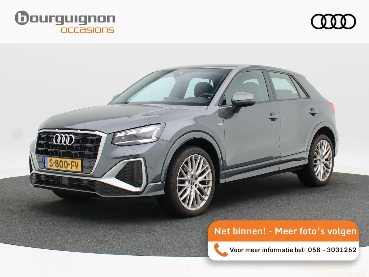 Audi Q2 - 35 TFSi 150 Pk Automaat S-line | Navigatie | Full LED | CarPlay | Half Leer | Climatronic - AutoWereld.nl