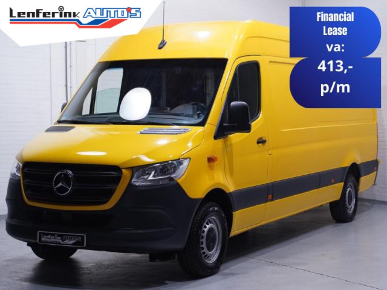 Mercedes-Benz Sprinter - 317 CDI 170 pk L3H2 DHL Uitvoering, Navi, Camera Opstap achter, 270 Graden Deuren, Laadrui - AutoWereld.nl