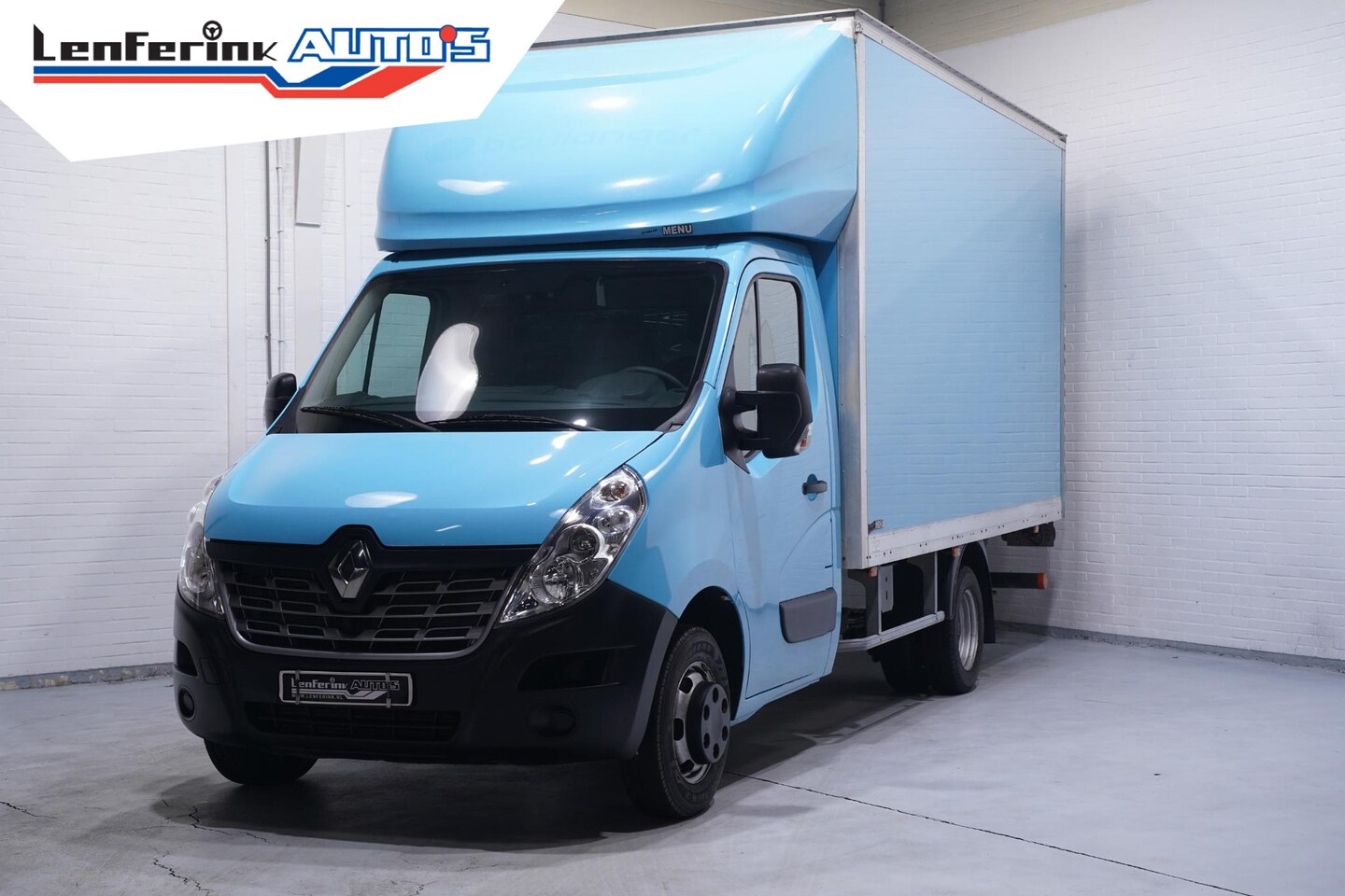 Renault Master - 2.3 DCi 130 pk Bakwagen met Laadklep Dubbel Lucht Airco, Cruise control, Dakspoiler LxBxH - AutoWereld.nl