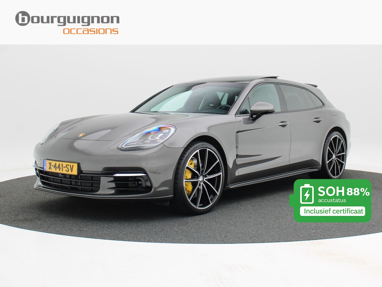 Porsche Panamera Sport Turismo - 2.9 4 E-Hybrid 463 Pk Automaat | 360° Camera | Matrix LED | Bose Audio| Panoramadak | Trek - AutoWereld.nl