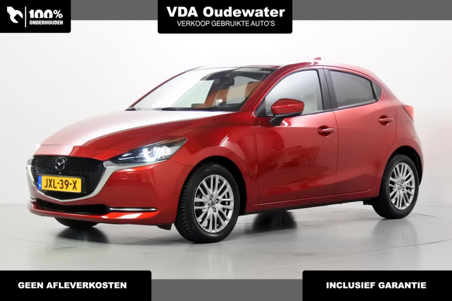 Mazda 2 - 1.5 90pk Automaat Signature 360º Adapt-cruise Keyless Leer/Alcantara - AutoWereld.nl