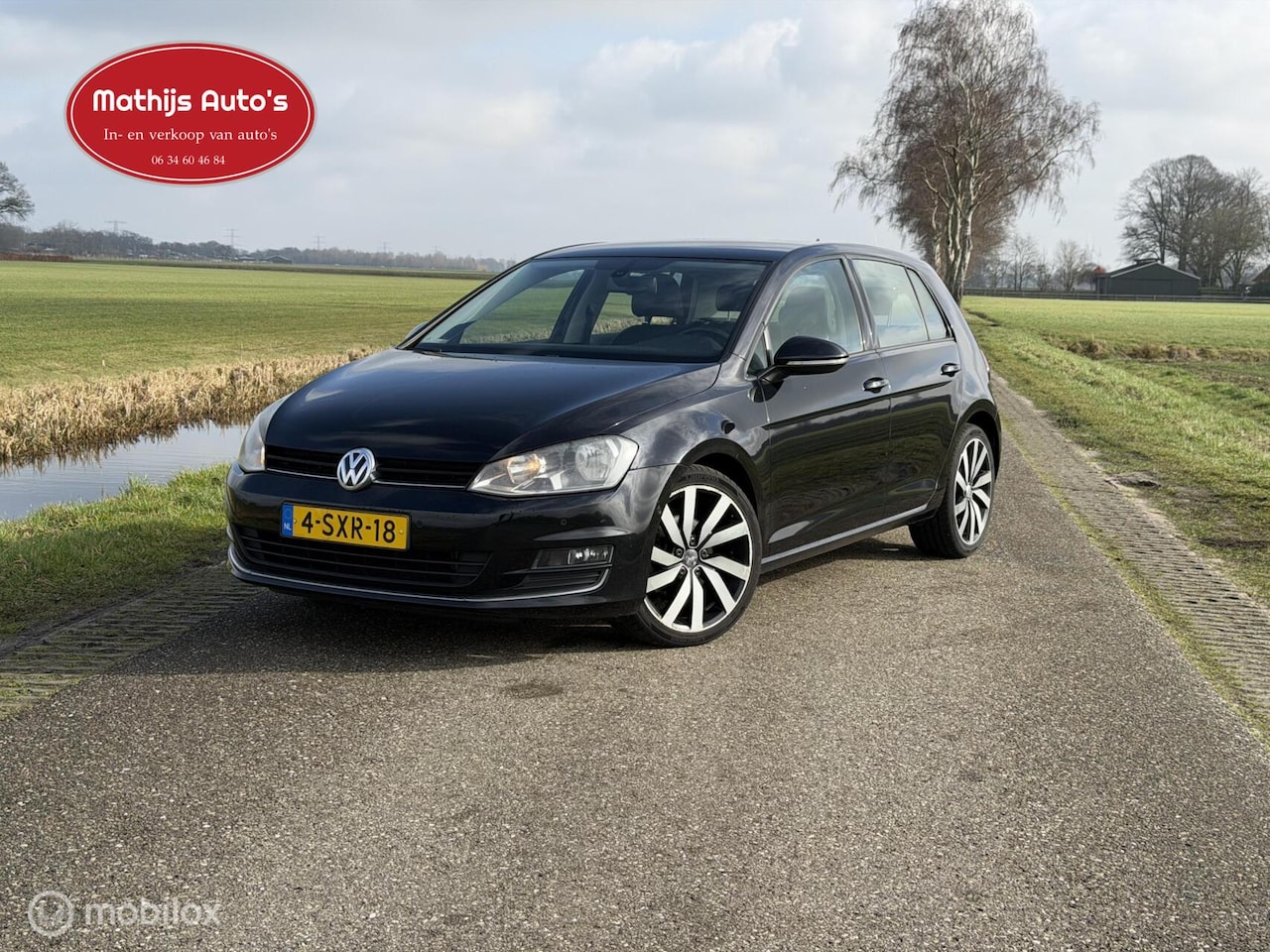 Volkswagen Golf - 1.6 TDI Highline DSG Automaat Clima Navi! Goed onderhouden! - AutoWereld.nl