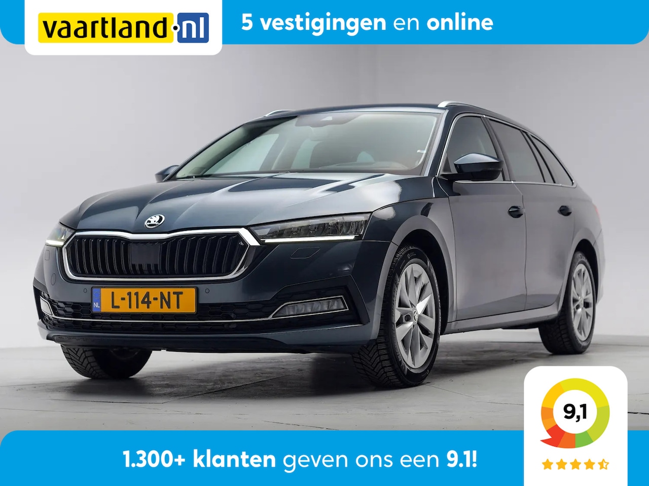 Skoda Octavia Combi - 1.0 TSI Business Edition Plus [ LED Head-up Trekhaak Stoelverwarming ] - AutoWereld.nl