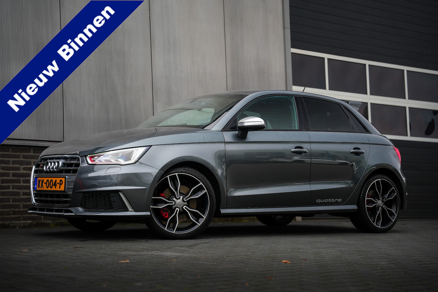 Audi S1 - Sportback 2.0 TFSI 232 pk S1 Quattro Pro Line Plus S-Line / Daytona-Grey/ Sport-Stoelen/ S - AutoWereld.nl