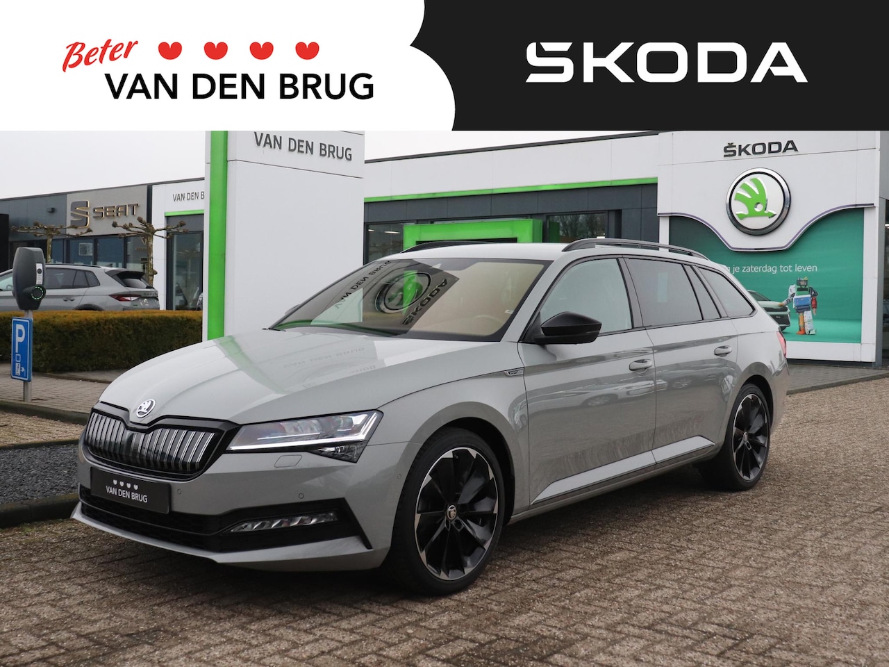 Skoda Superb - 1.4 TSI 218pk iV Sportline Business | Trekhaak | Elekt. verst. voorstoelen | 360° camera | - AutoWereld.nl