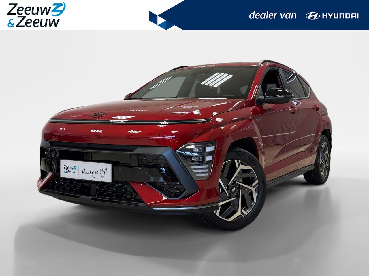 Hyundai Kona - 1.6 HYBRID | N-LINE | AUTOMAAT | BLACK EDITION | - AutoWereld.nl