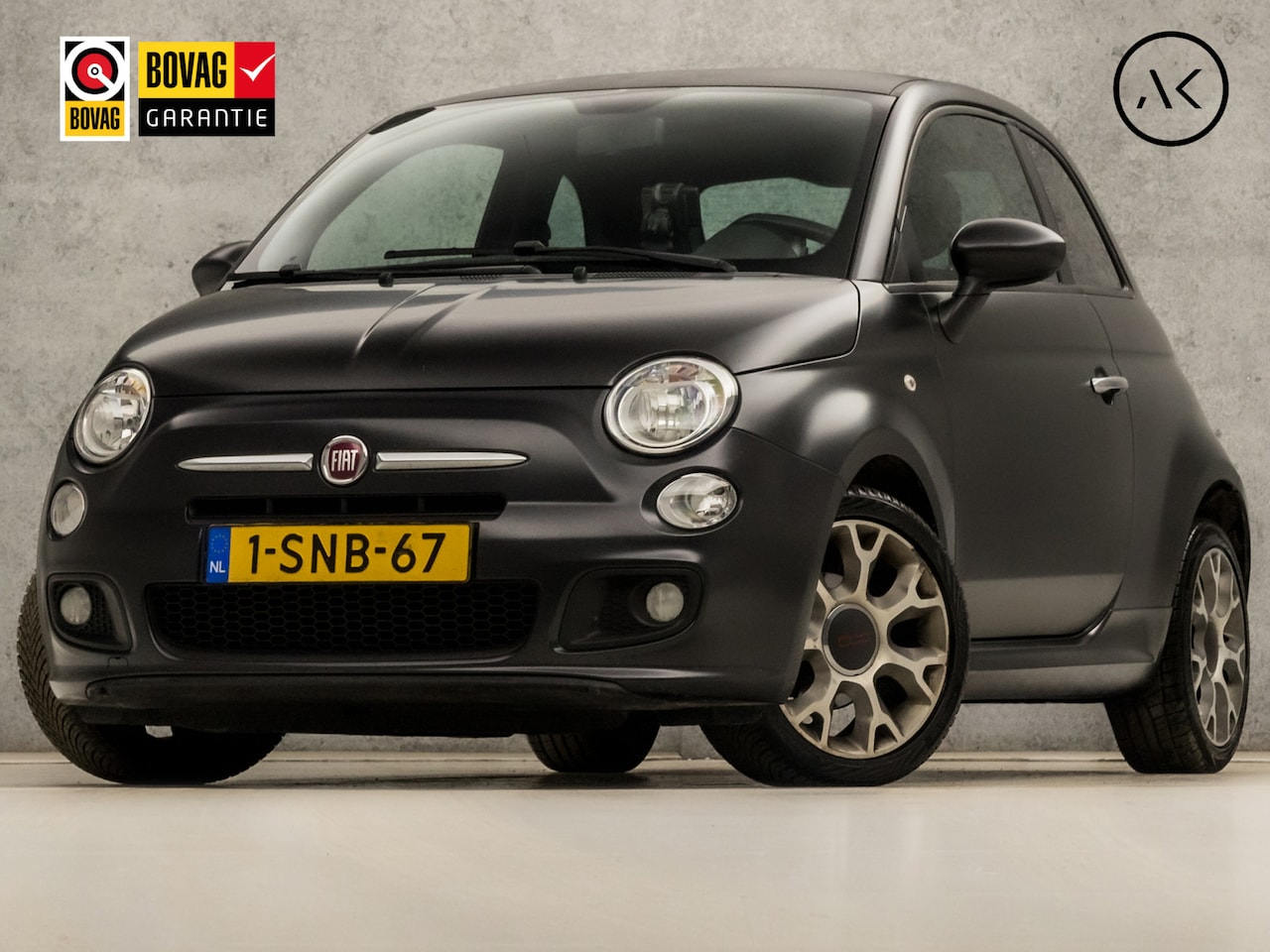 Fiat 500 - 0.9 TwinAir 500S (NAVIGATIE, LM VELGEN, LEDER, SPORTSTOELEN, GETINT GLAS, ZWART HEMEL, NIE - AutoWereld.nl