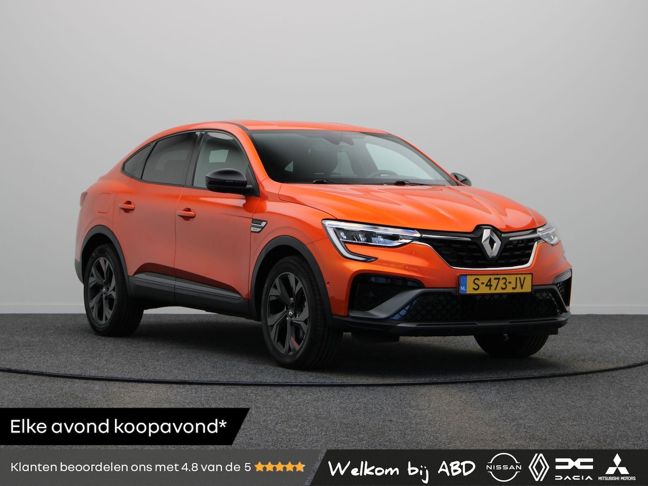Renault Arkana - 1.6 E-Tech Hybrid 145 R.S. Line | Stoel en stuur verwarming | Climate Control | Navigatie - AutoWereld.nl