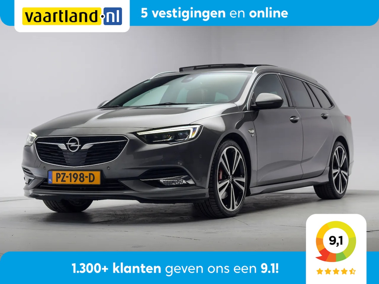 Opel Insignia - 2.0 Turbo 4x4 260pk Innovation OPC-Line Aut. [ AGR-stoelen Massage Stoelventilatie Panoram - AutoWereld.nl