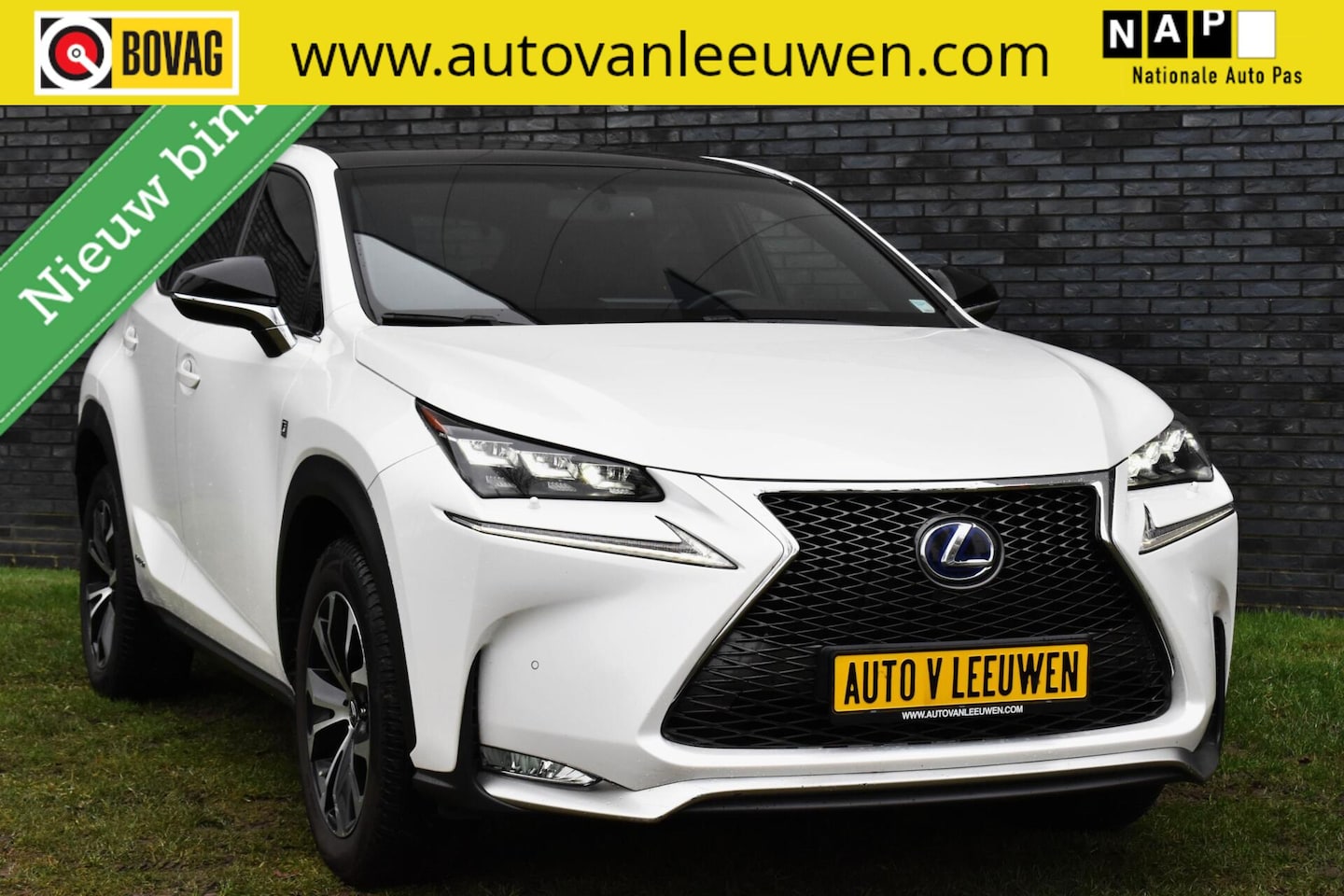 Lexus NX - 300h AWD E-Four F Sport PANORAMADAK/VOL LEDER/LED/ACC/ETC.! - AutoWereld.nl