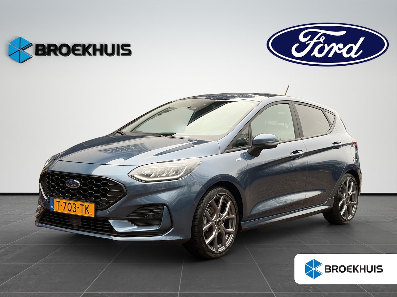 Ford Fiesta - 1.0 EcoBoost Hybrid ST-Line X 125pk | Winter-, Visibilty-, Parking-, Seat-, Multi Media- & - AutoWereld.nl