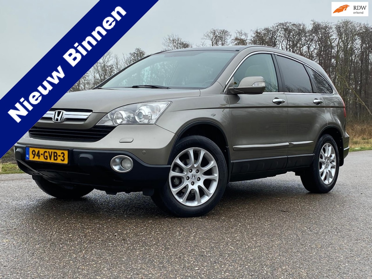 Honda CR-V - 2.0i Executive Automaat Panoramadak Leder 18" Velgen Stoelverwarming PDC Cruise Dealer ond - AutoWereld.nl