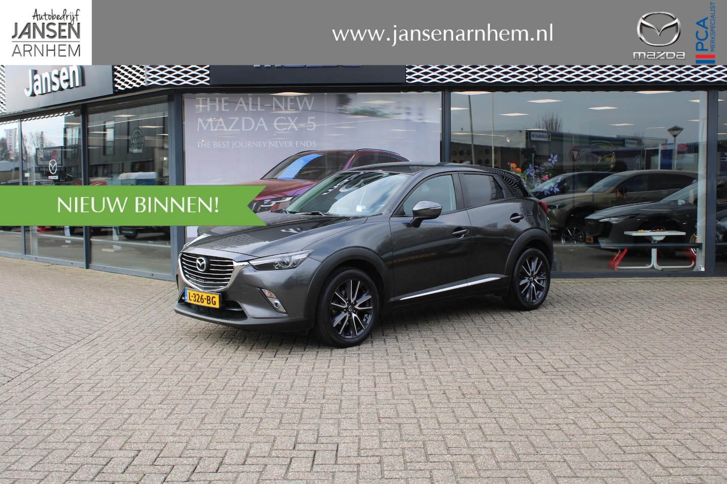 Mazda CX-3 - 2.0 SkyActiv-G 120 GTM-line , Navi, Half Leder, Camera, Clima, Cruise, Stoelverwarming,LMV - AutoWereld.nl