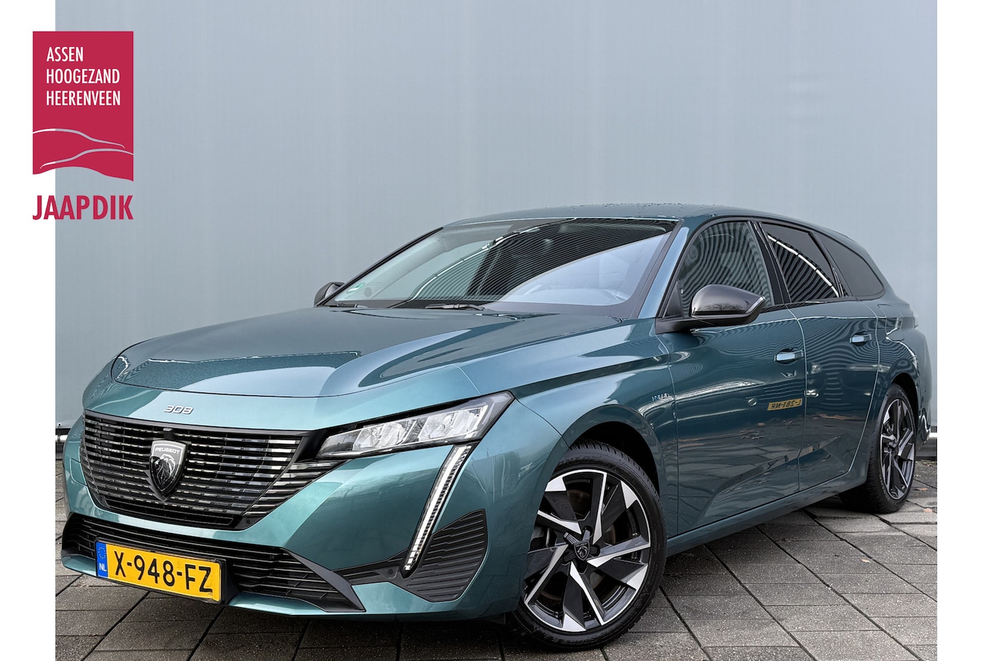 Peugeot 308 SW - BWJ 11-2023 | 1.6 HYbrid 180 Allure Pack Bus. | TREKHAAK | LEDER/STOF | CAMERA | CARPLAY | - AutoWereld.nl