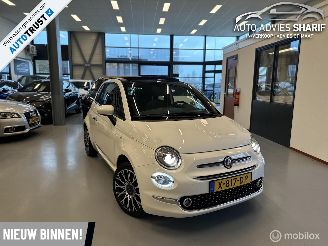 Fiat 500 - 1.0 Hybrid Dolcevita| CarPlay|Cabrio|PDC|Luxe Auto! - AutoWereld.nl