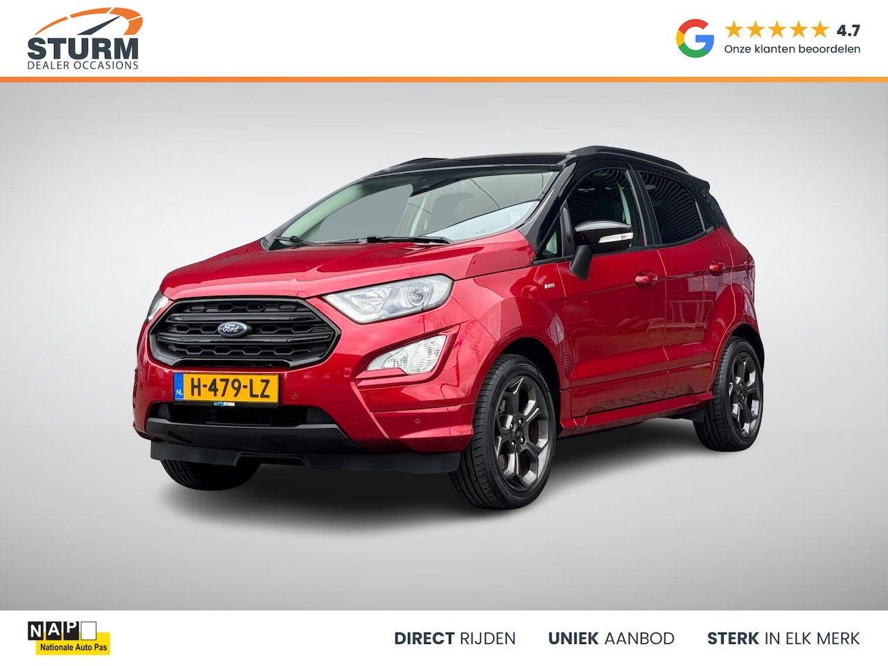 Ford EcoSport - 1.0 EcoBoost ST-Line NL-Auto incl. Trekhaak Afneembaar! - AutoWereld.nl