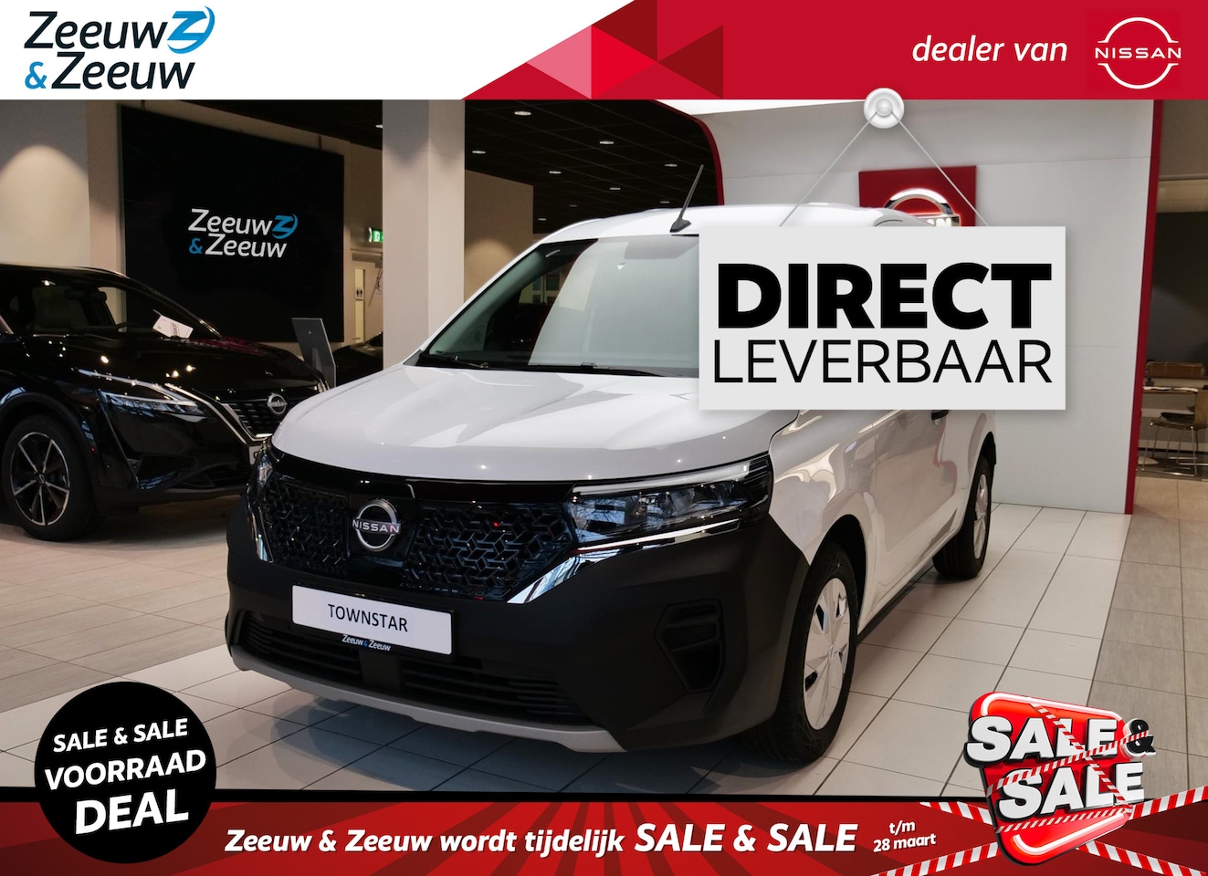 Nissan Townstar - N-Connecta L2 44 kWh Nissan TOWNSTAR N-Connecta L2 45 kWh | 22% VOORRAAD KORTING | TREKVER - AutoWereld.nl