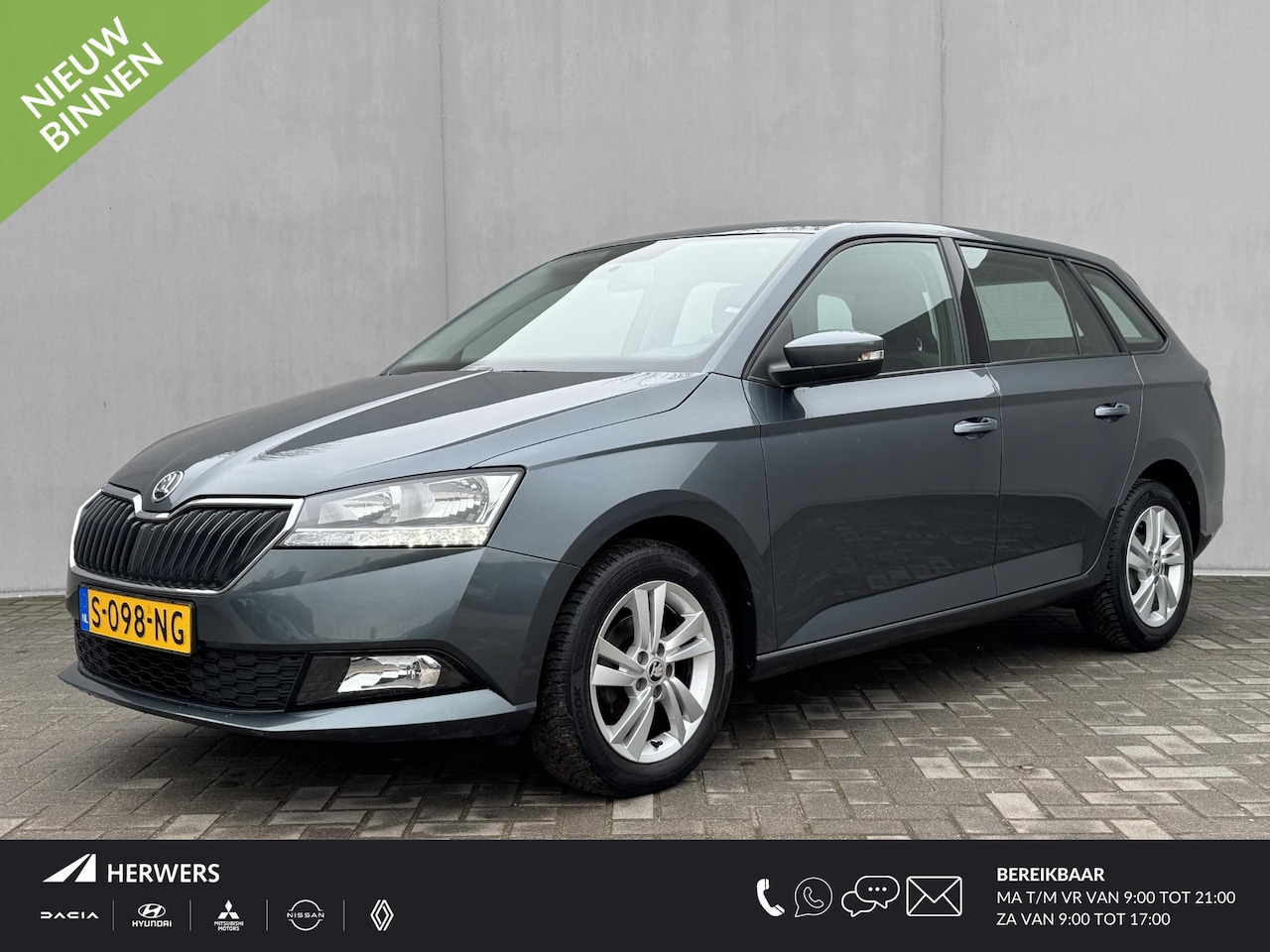 Skoda Fabia Combi - 1.0 TSI Ambition / Lichtmetalen Velgen / Achteruitrijcamera met Parkeersensoren / Cruise C - AutoWereld.nl