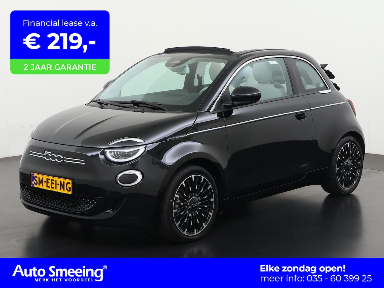Fiat 500 C - La Prima 42 kWh | SOH 93% | Zondag Open! - AutoWereld.nl
