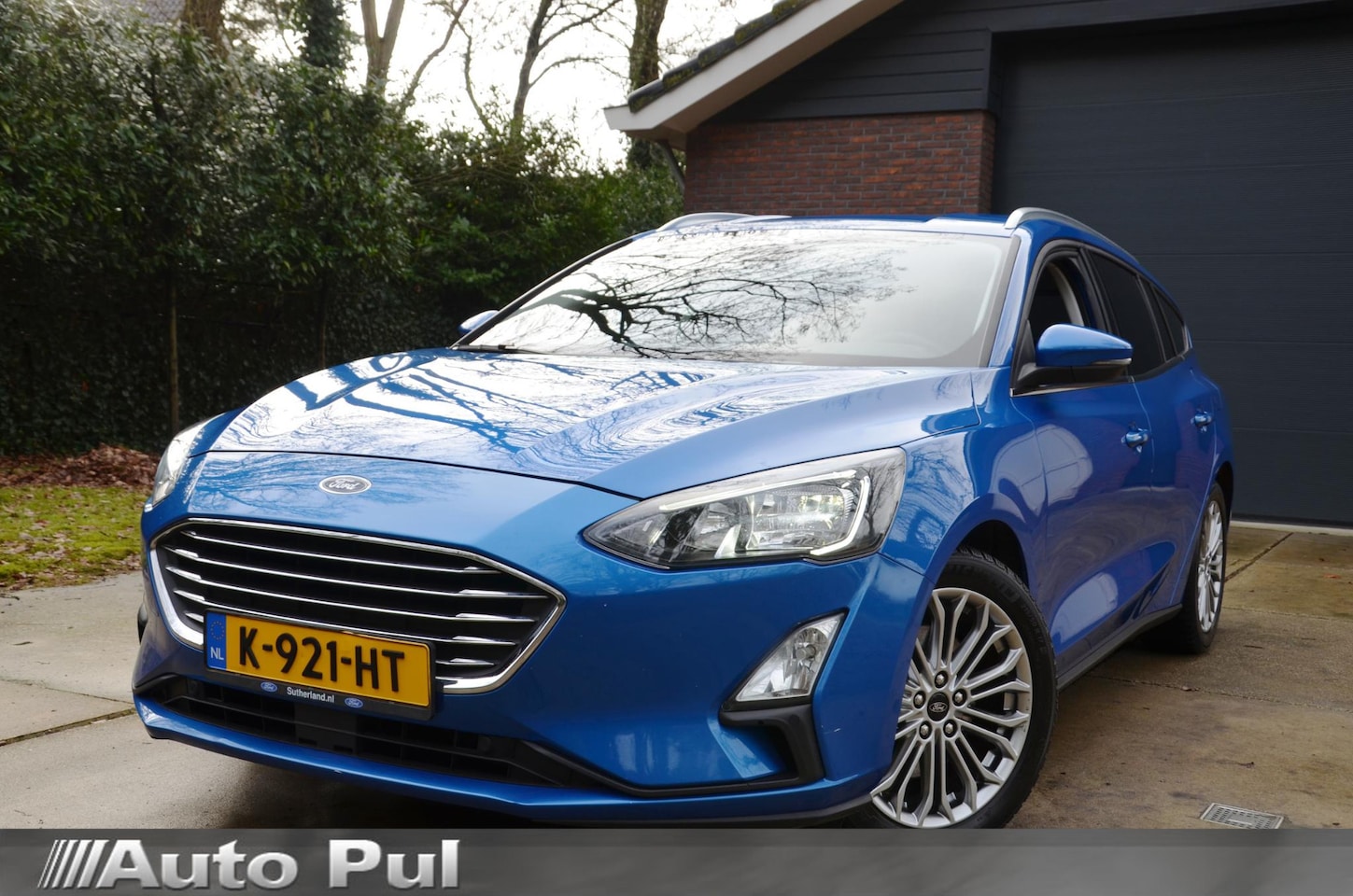 Ford Focus Wagon - 1.0 EcoBoost Hybrid Titanium X Business Navi/Pdc/Ecc/Achteruitrijcamera/Stuur Ruit&Stoelve - AutoWereld.nl