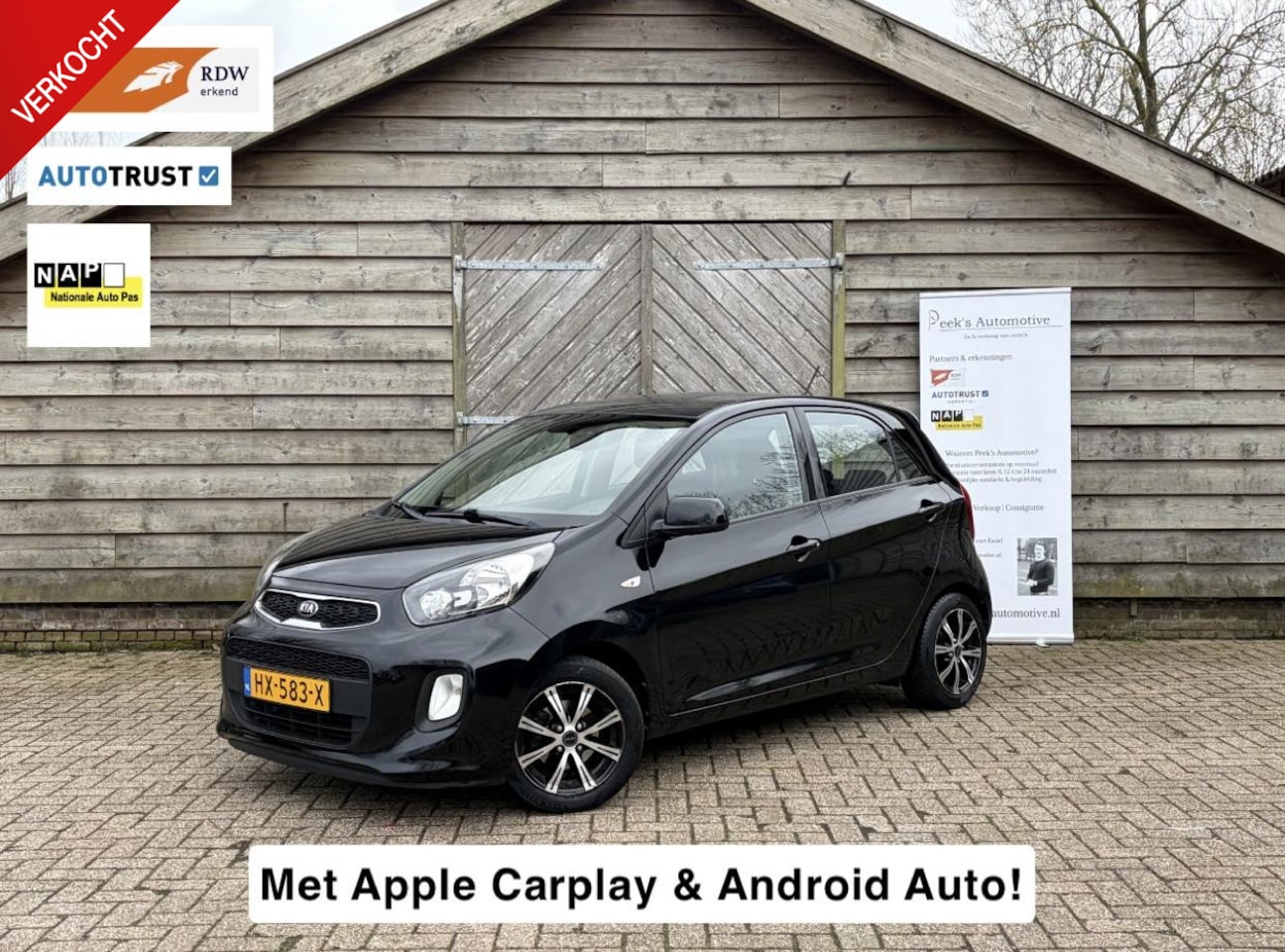 Kia Picanto - 1.0 CVVT ComfortLine | Airco | Apple Carplay | Elektrische ramen | 1e Eigenaar | Dealerond - AutoWereld.nl