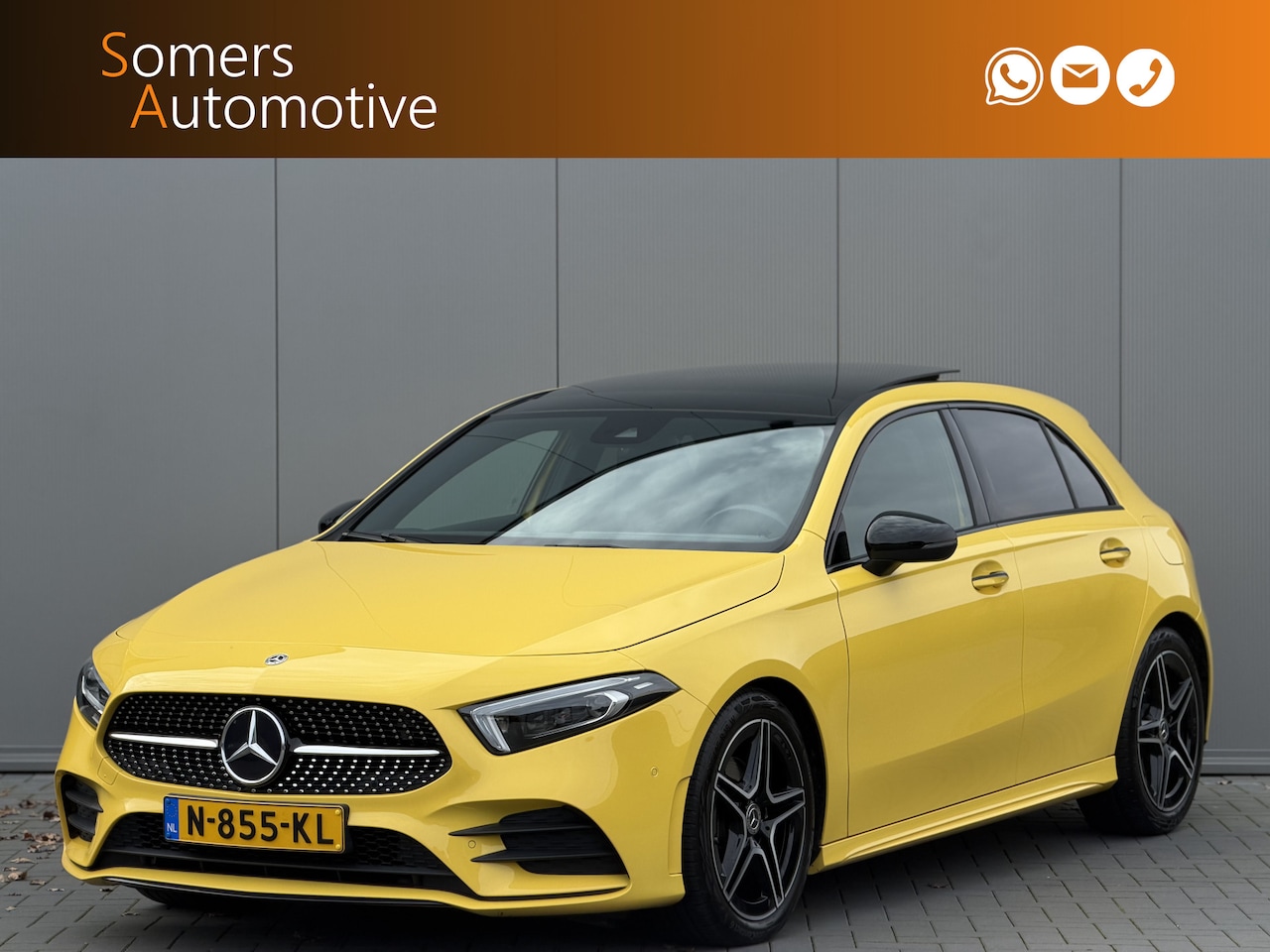Mercedes-Benz A-klasse - 180 AMG Night Premium Plus | Panorama | Sfeer | MultiBeam LED | Memory Seats | Camera - AutoWereld.nl