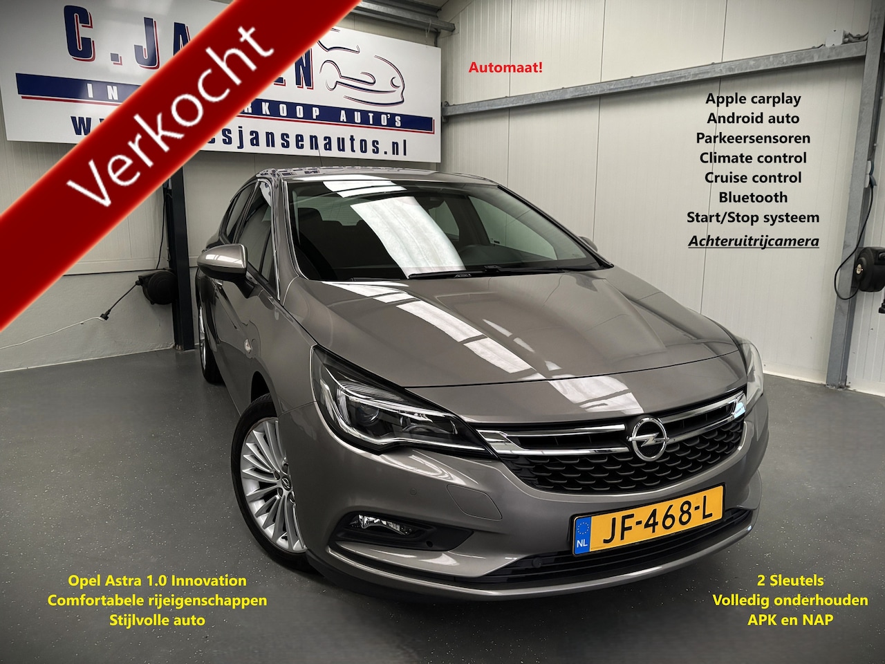 Opel Astra - 1.0 Innovation Automaat! | Apple Carplay/Android Auto|telefoonintegratie premium | Cruise - AutoWereld.nl