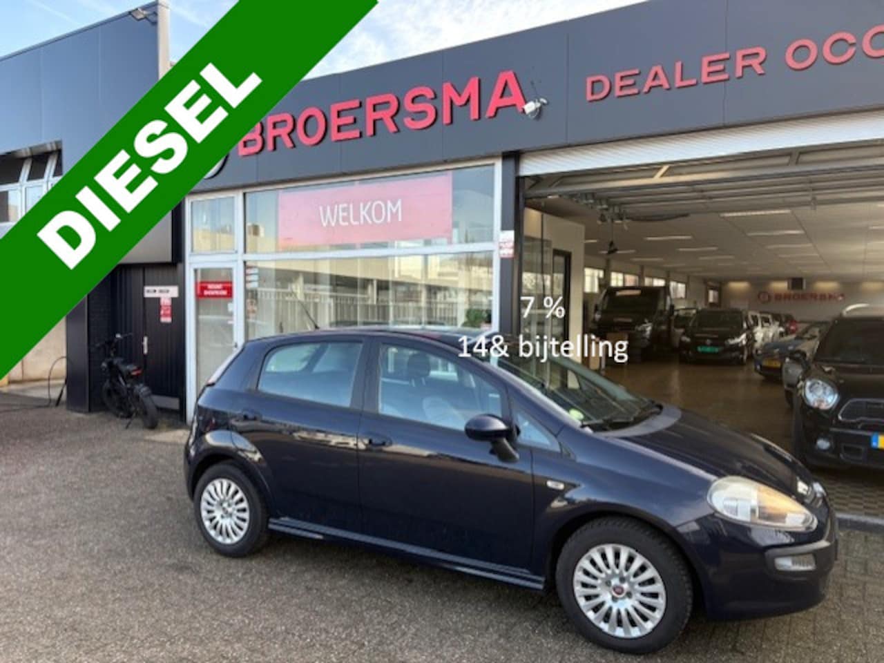Fiat Punto Evo - 1.3 M-Jet Dynamic 1 EIGENAAR * NIEUWE APK  * DIESEL* - AutoWereld.nl