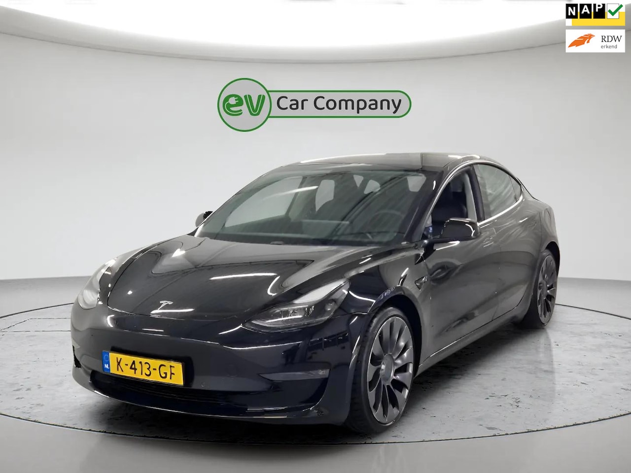 Tesla Model 3 - Performance AWD 75 kWh | SOH 92% | Autopilot | Warmtepomp | Facelift | 1e Eigenaar | Incl. - AutoWereld.nl