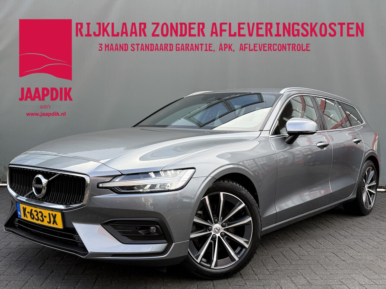 Volvo V60 - BWJ 2021 2.0 B4 200 PK Inscription AUTOMAAT! FULL LED | STOEL + STUURVERW. | LEDER | ADAPT - AutoWereld.nl