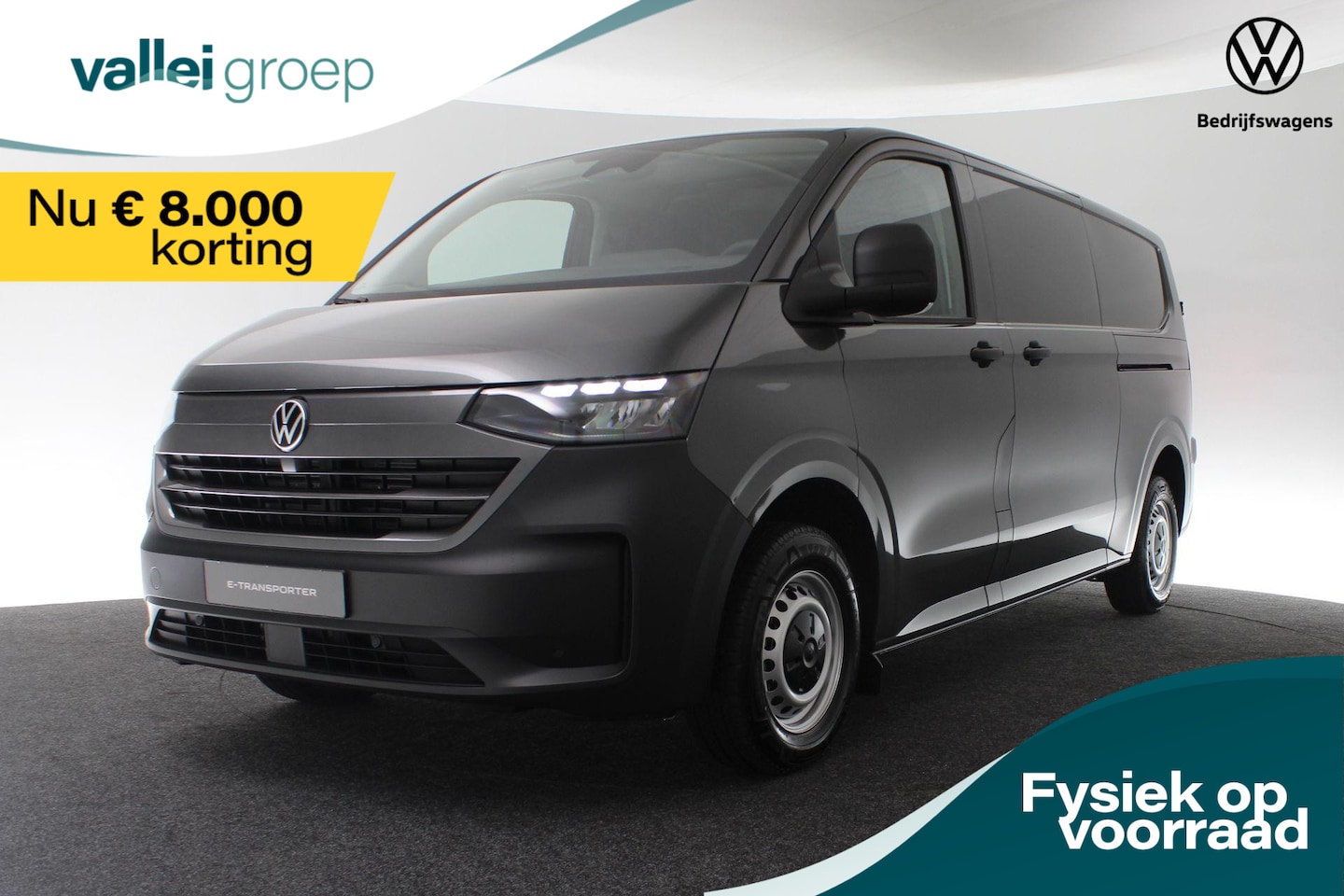 Volkswagen e-Transporter - 160 kW / 218 pk L2 | Trekhaak | Navigatie | 2x Schuifdeur | Apple Carplay/Android Auto | A - AutoWereld.nl