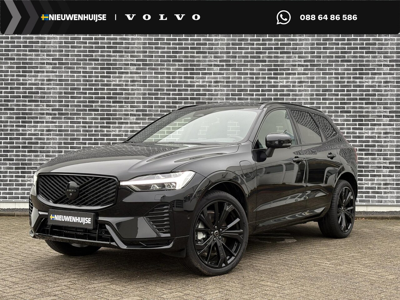 Volvo XC60 - 2.0 T8 Plug-in hybrid AWD Ultra Black Edition | Facelift | Luchtvering | Adaptieve cruisec - AutoWereld.nl