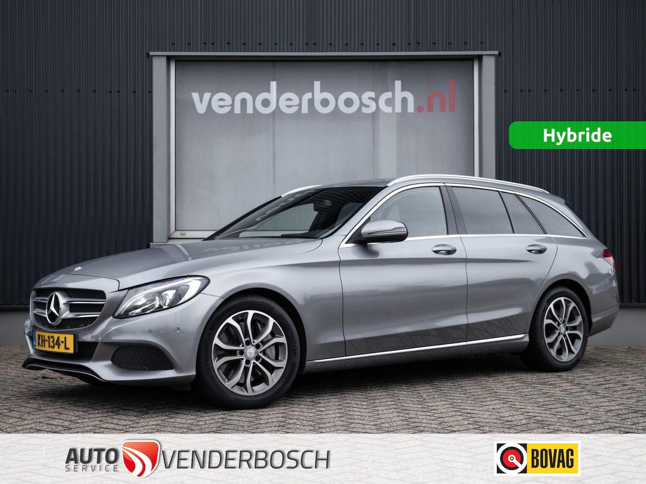 Mercedes-Benz C-klasse Estate - 350 e Lease Edition | LED | Trekhaak | Half Leder | Elektrische achterklep - AutoWereld.nl