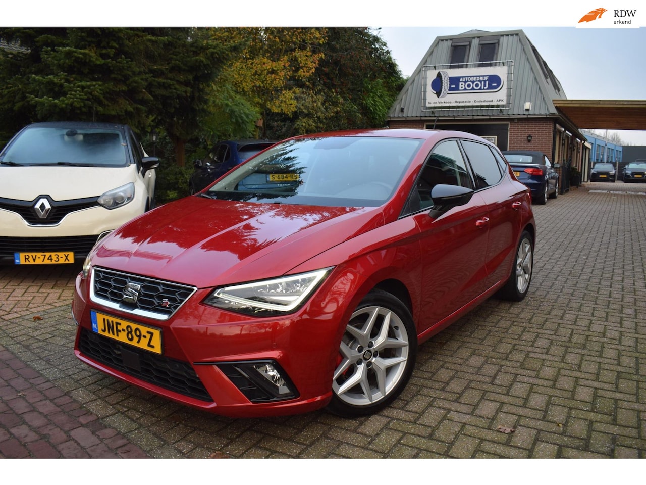 SEAT Ibiza - 116 PK TSI FR Business Intense/AIRCO-ECC/ADAP CRUISE/NAVI/CARPLAY/CAMERA/XENON LED/BLUETOO - AutoWereld.nl