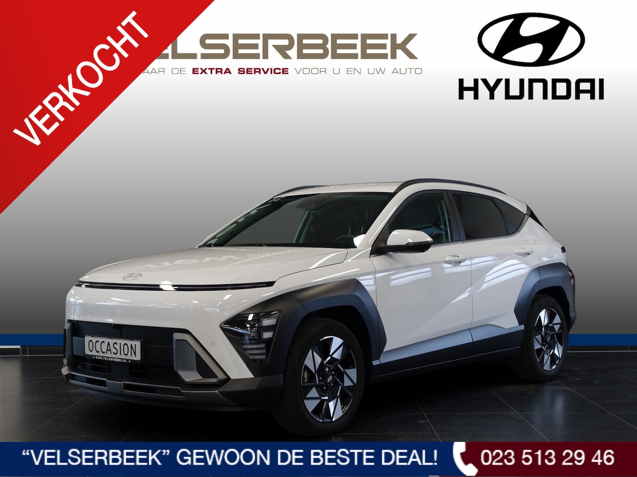 Hyundai Kona - 1.6 GDI HEV Premium *Leer/Bose/Automaat/Carplay * - AutoWereld.nl