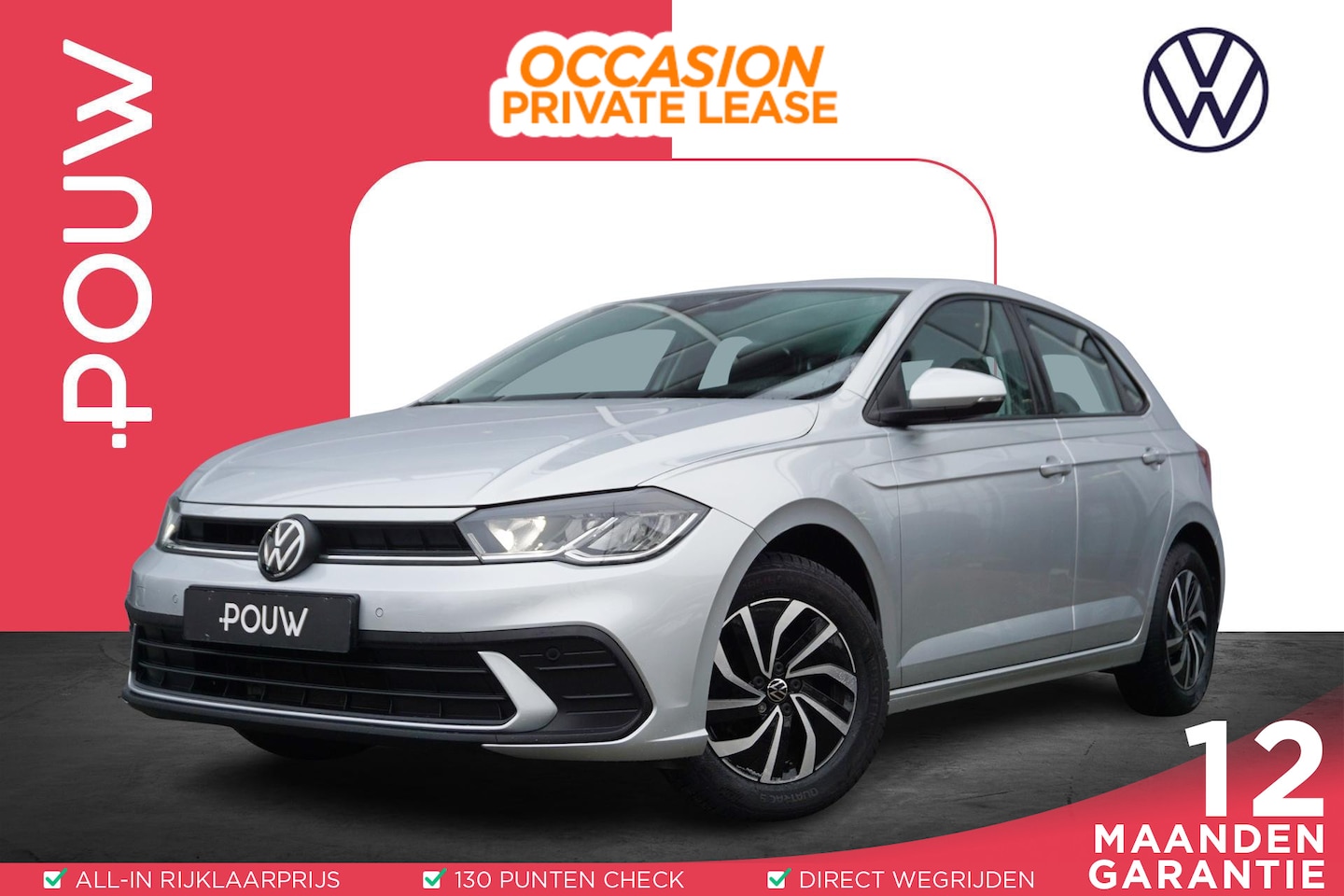 Volkswagen Polo - 1.0 TSI 95pk Life | Apple Carplay & Android Auto | Parkeersensoren V+A | All Season Banden - AutoWereld.nl