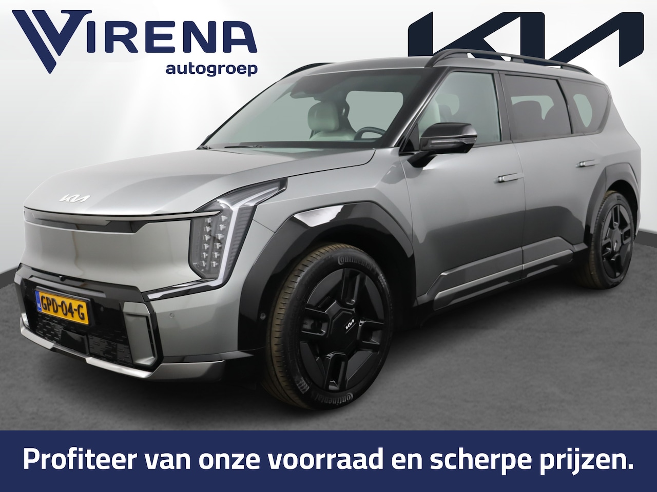 Kia EV9 - GT-Line AWD 99.8 kWh - SOH 98,9 % Apple Carplay/Android Auto - Cruise Control - Dodehoekde - AutoWereld.nl