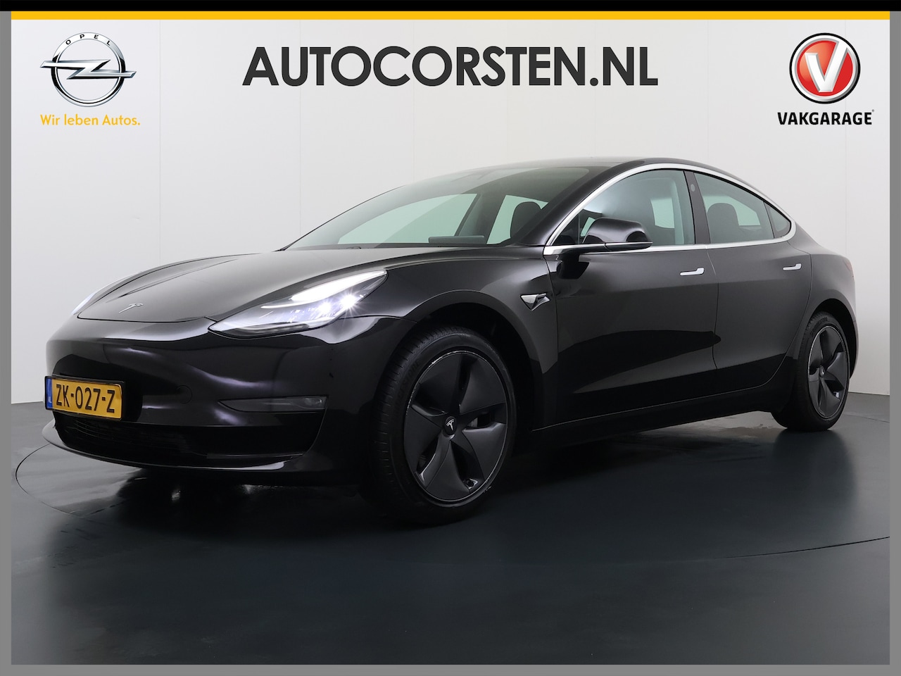 Tesla Model 3 - SR+ 60kWh 326PK AutoPilot Leer PanoramaDak Adaptive Cruise Lmv 18" Camera's Elektr.-Stuur+ - AutoWereld.nl