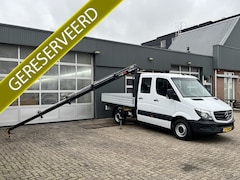 Mercedes-Benz Sprinter - 311 2.2 CDI 366 DC Hiab 029T Laadkraan Trekhaak 2000 kg Airco Cruise controle 7-Persoons O