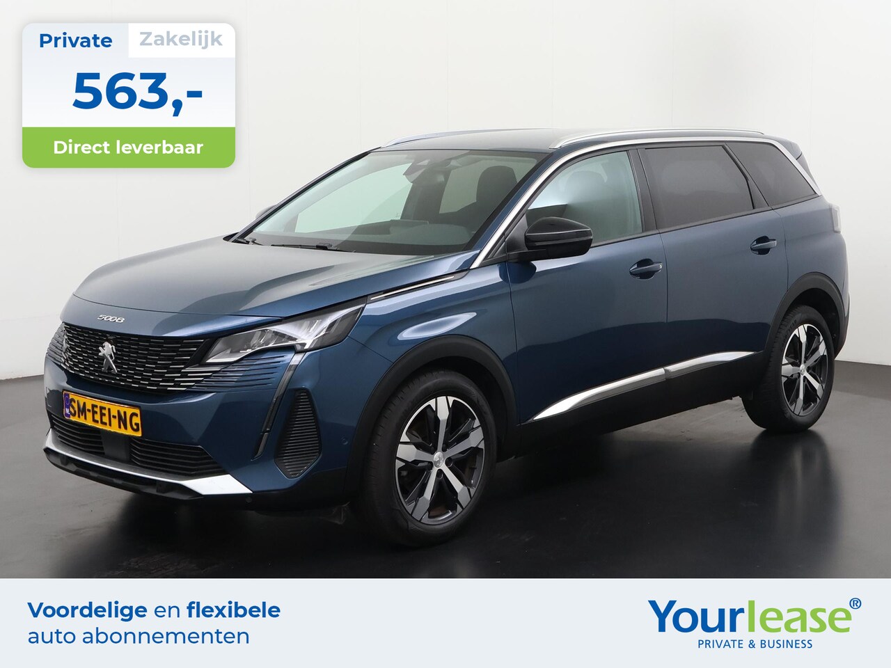 Peugeot 5008 - 1.2 PureTech Allure Pack 7p. | All-in 563,- Private Lease | Direct uit voorraad - AutoWereld.nl